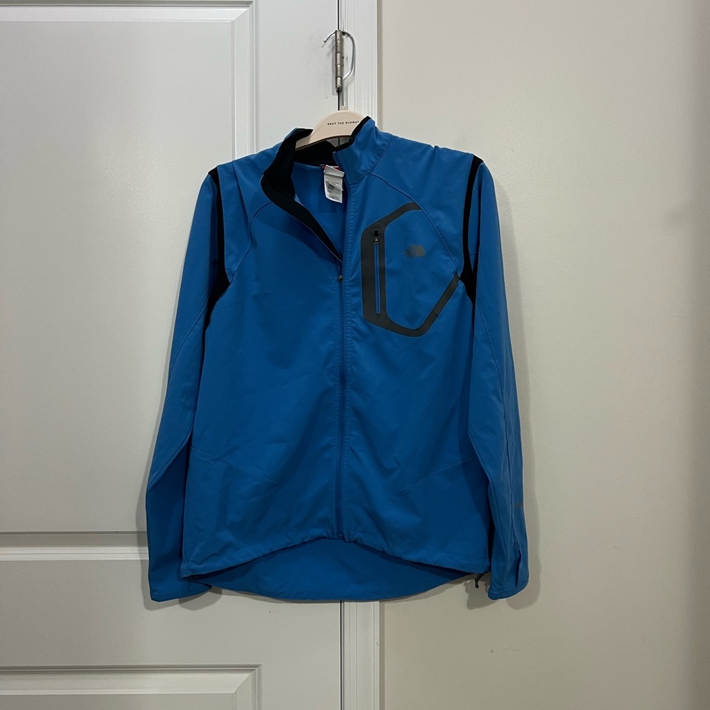 The North Face Blue Lightweight Zip Up Jacket Size Medium